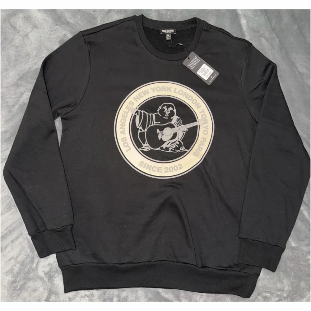NWT True Religion Crewneck Sweater with Graphic